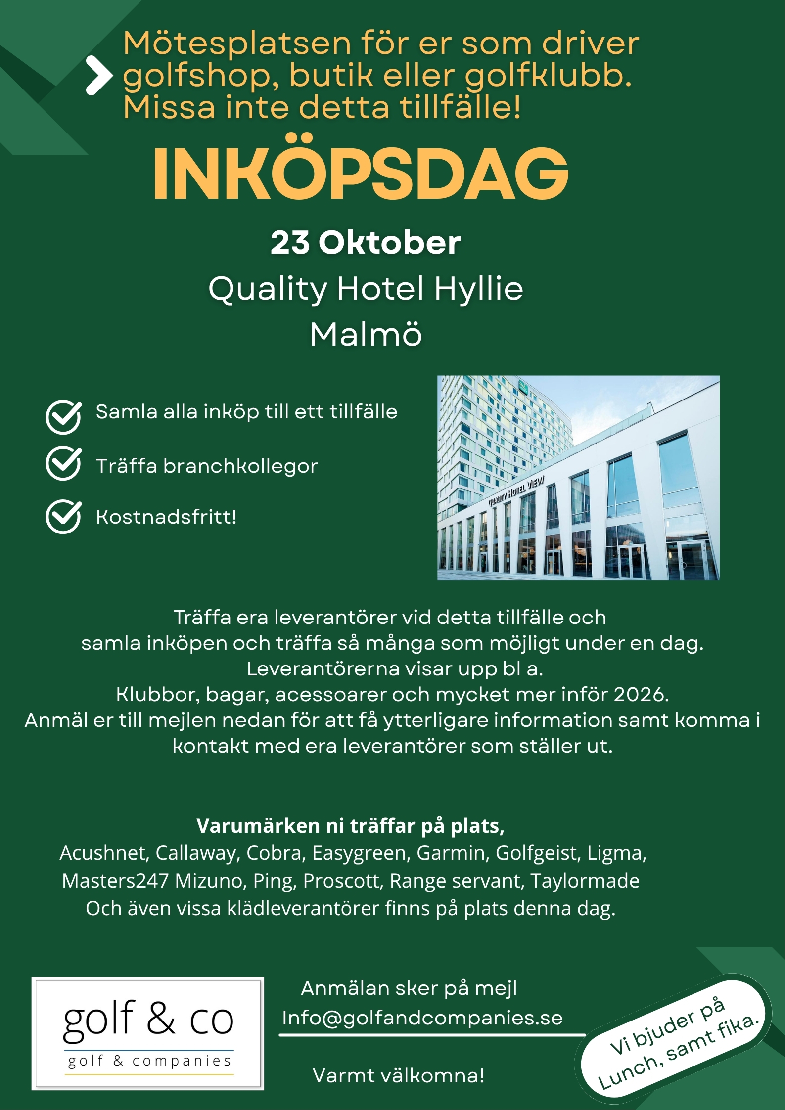 Inbjudan inköpsdagar 2025